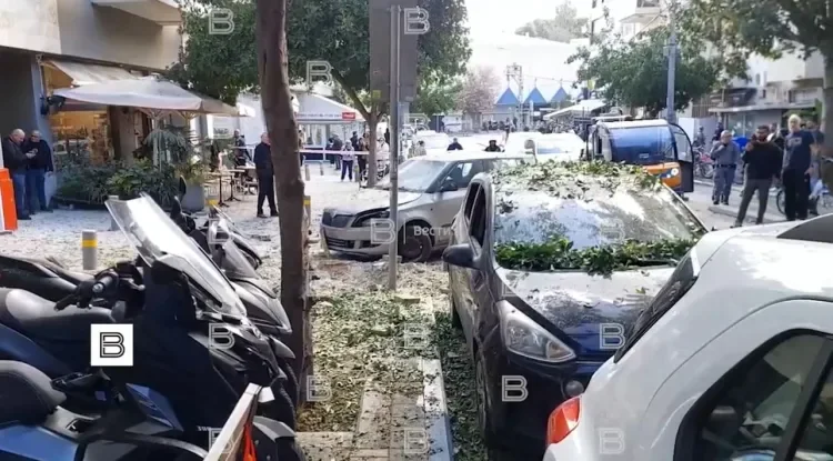 Təl-Əvivin mərkəzinə raket qalıqları düşdü