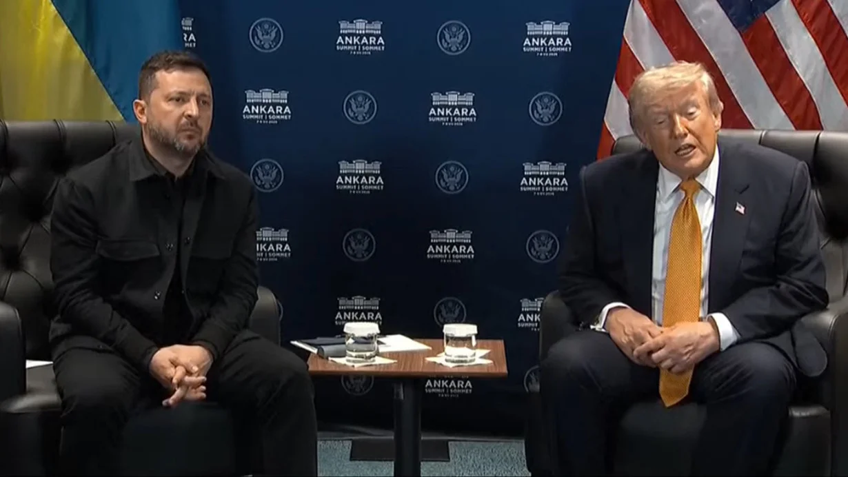 Tramp və Zelenski Ankarada bir araya gəldi