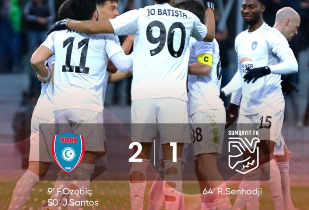 "Turan Tovuz" evdə "Sumqayıt"a qalib gəlib