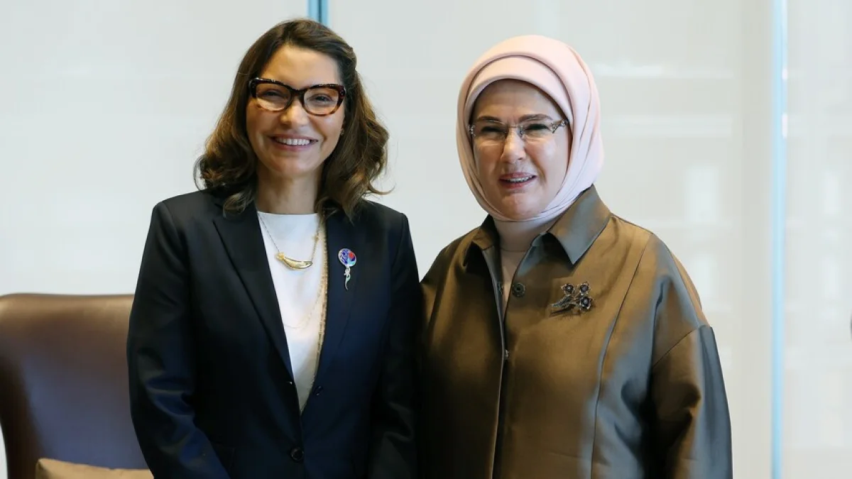 Turkish first lady meets Brazilian and Sierra Leonean counterparts in New York