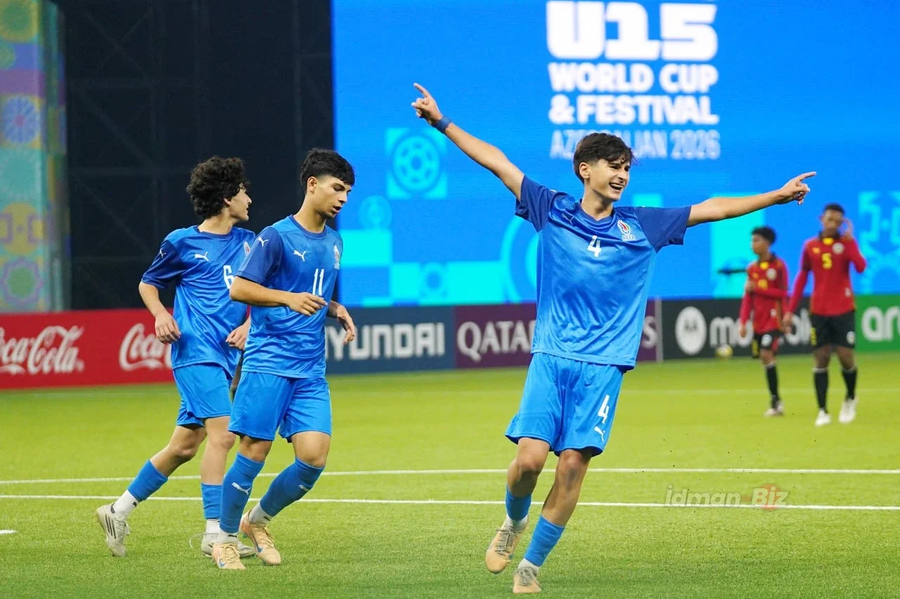 Azerbaijan U-15 team beats Timor-Leste 6-0 in Baku