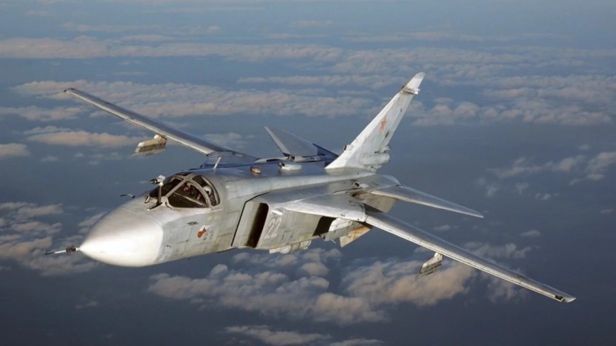 На Украине разбился военный самолет Су-24М: погибли два пилота