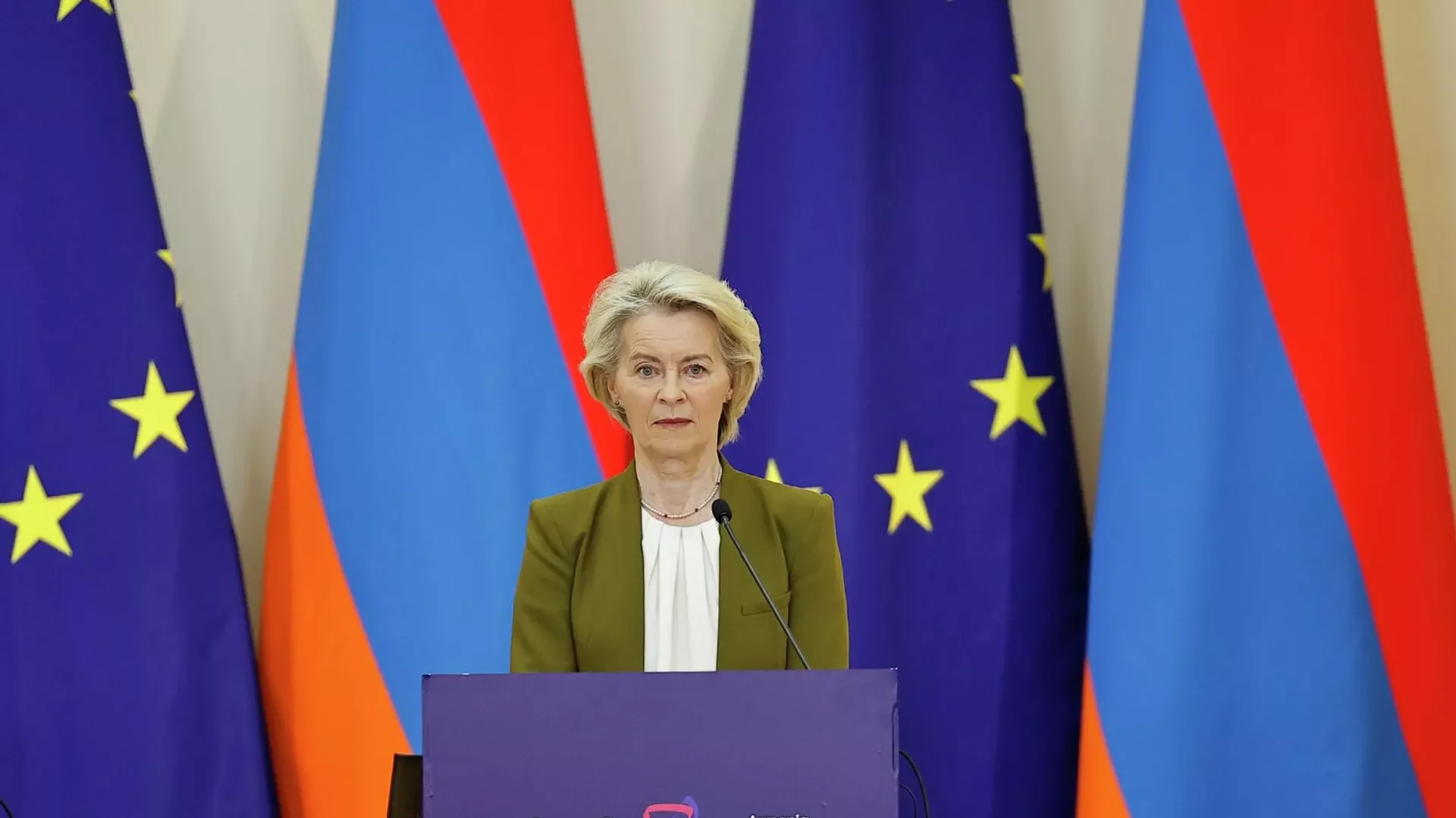 Ursula fon der Lyayen Ermənistana səfər edəcək
