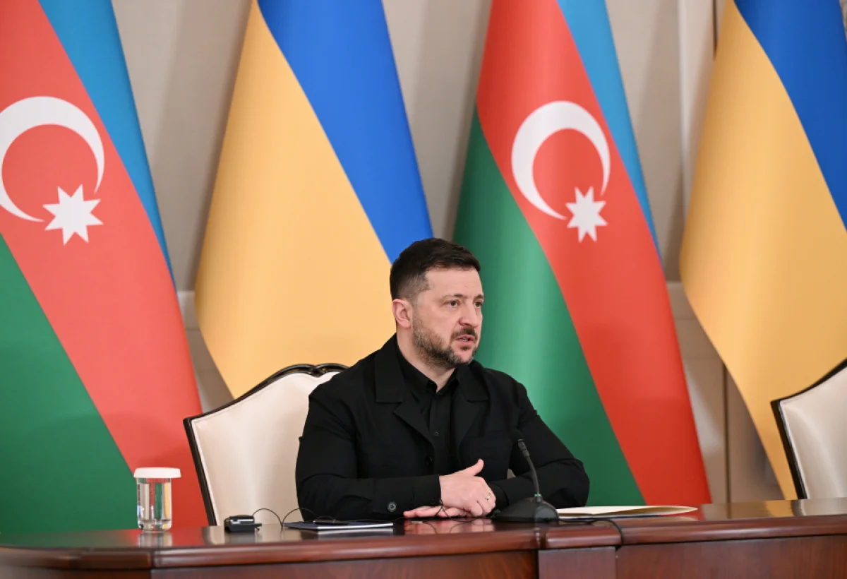 Volodimir Zelenski ölkəsinə yardıma görə Prezident İlham Əliyevə təşəkkür edib