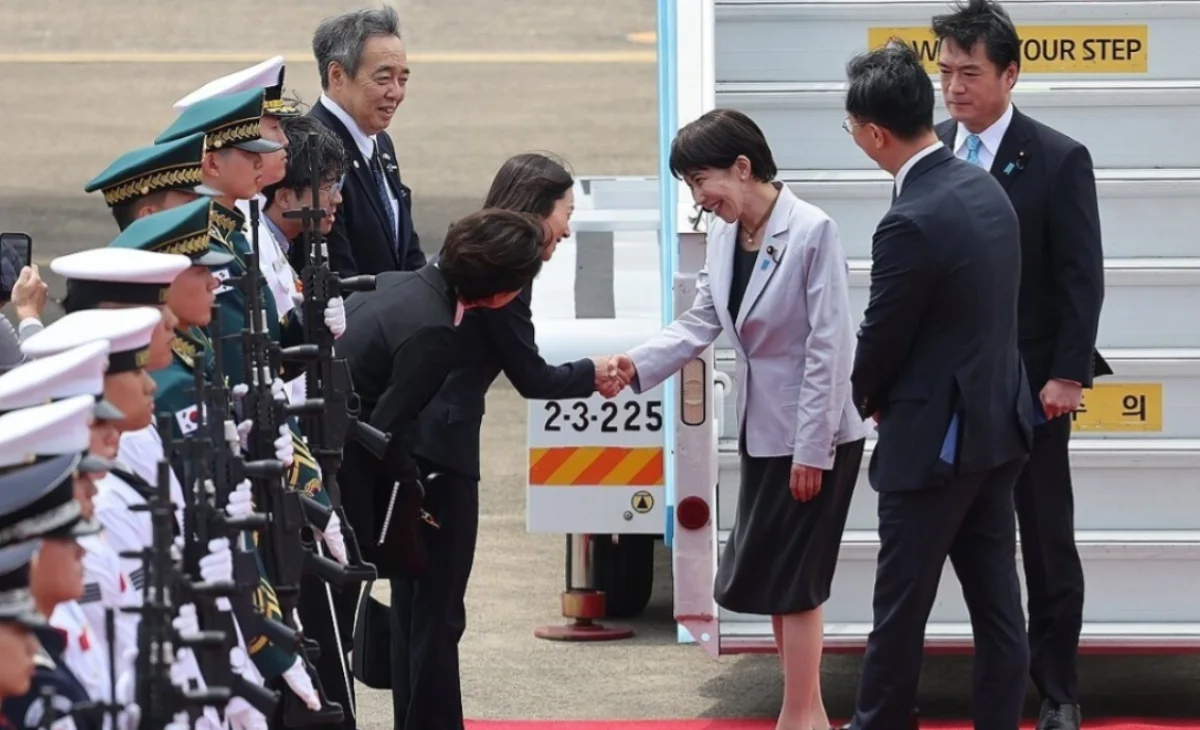 Japanese PM Takaichi meets South Korean President Lee in Andong