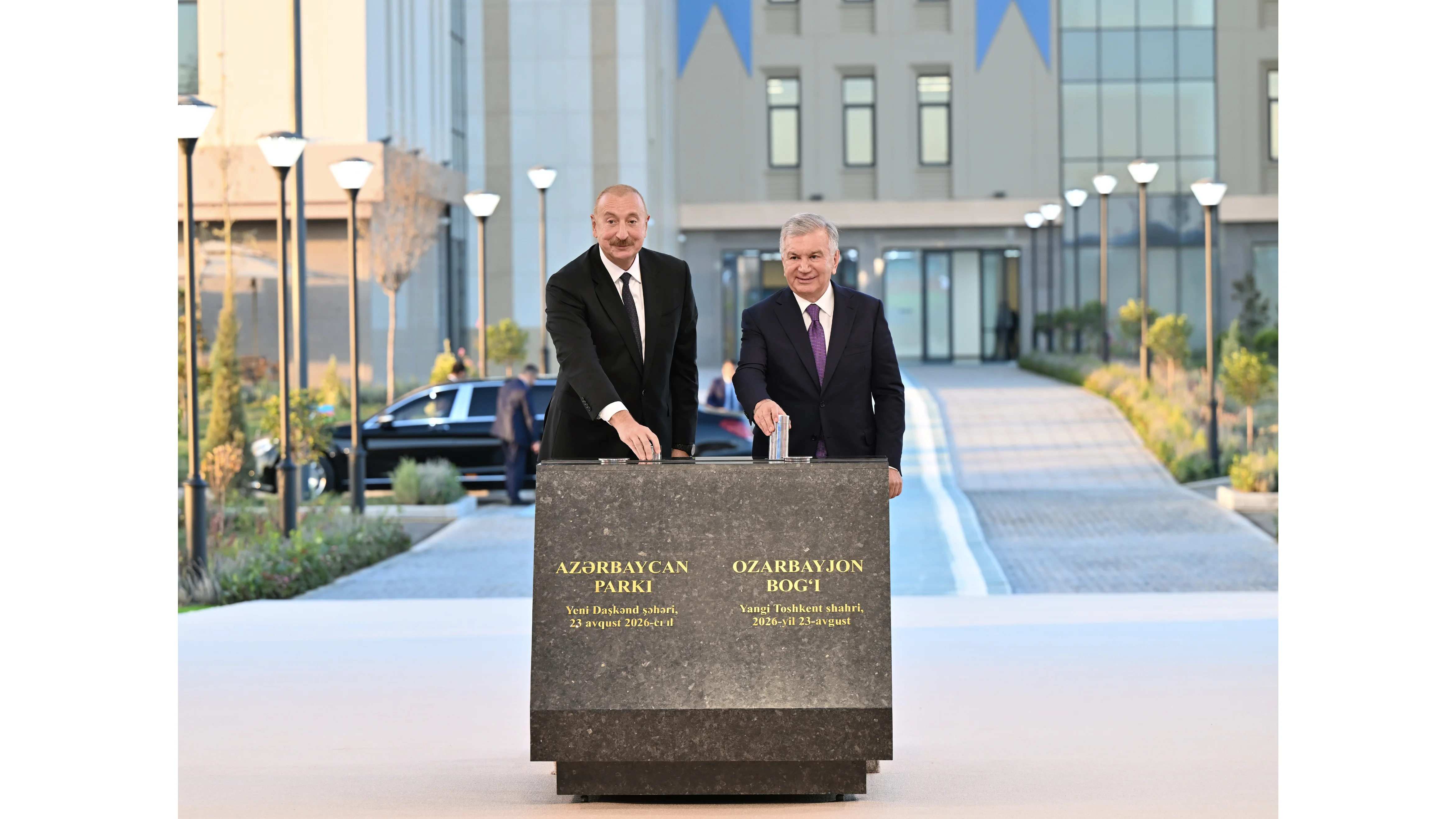 Yeni Daşkənd şəhərində “Azərbaycan” parkının təməli qoyulub
