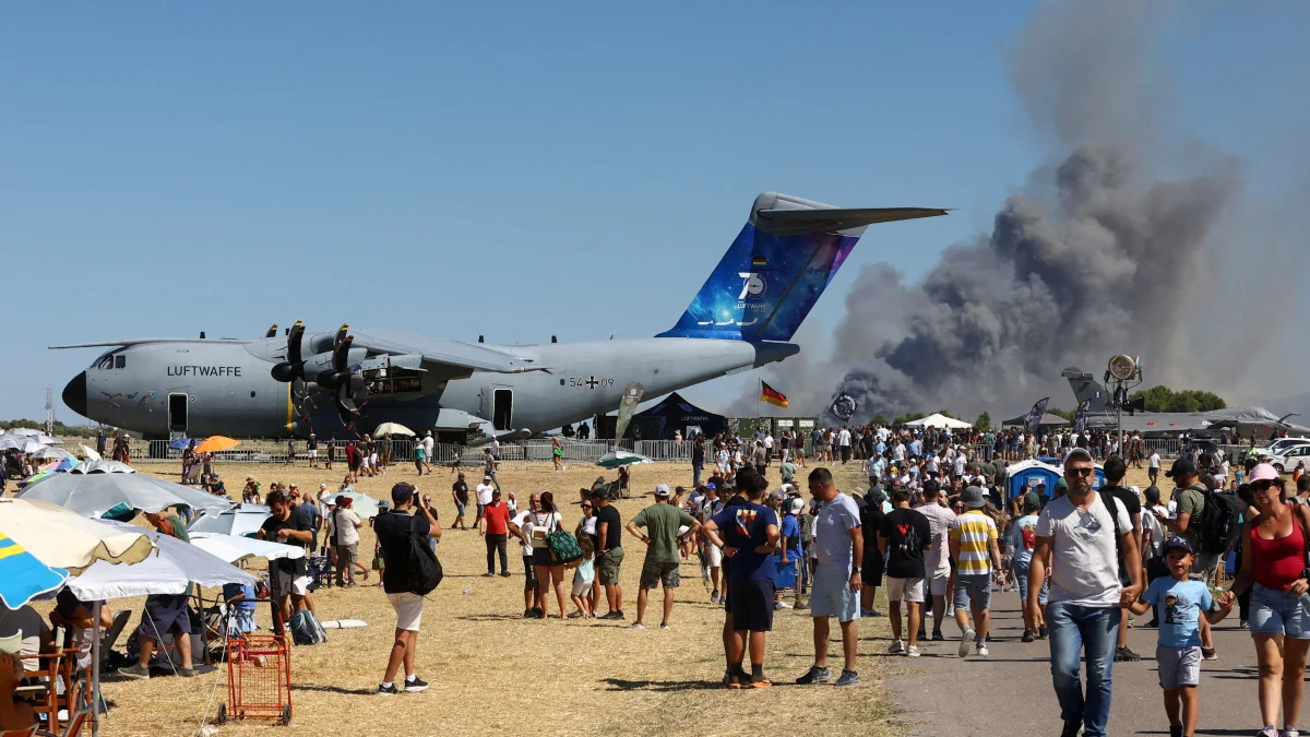 Two pilots killed in F-4 Phantom crash at Greek air show