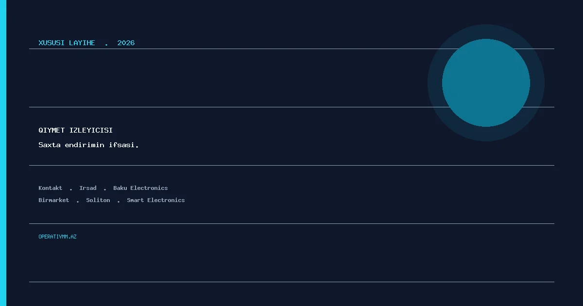 Qiymət İzləyicisi — Saxta Endirimin İfşası