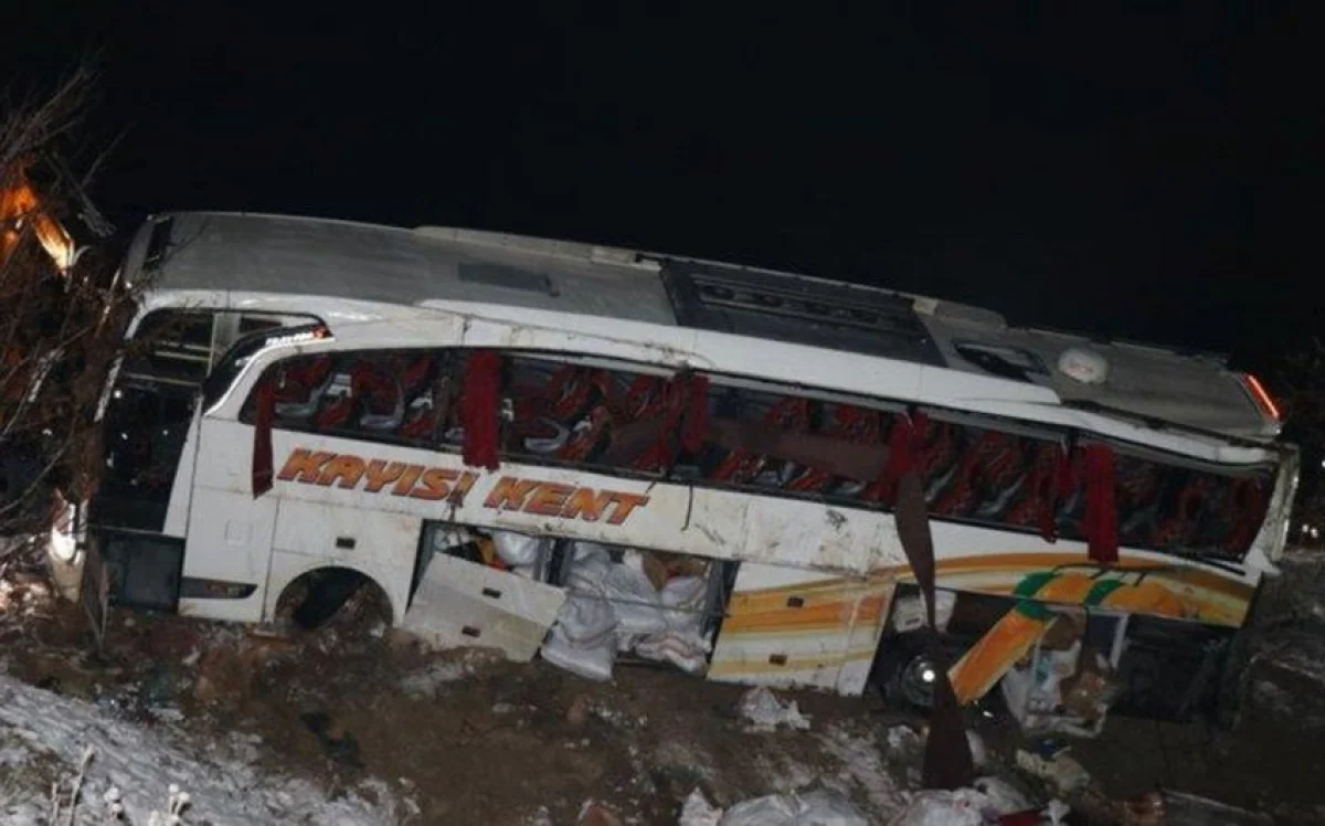 Türkiyədə ağır yol qəzası baş verib, ölənlər var - 29.01.2023